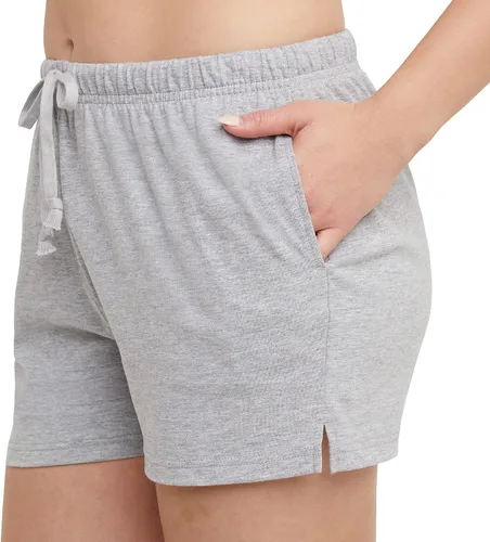 Vista 5 de Hanes Originals, jersey de algodón, pantalones cortos ajustables para mujer, 2.5 pulgadas