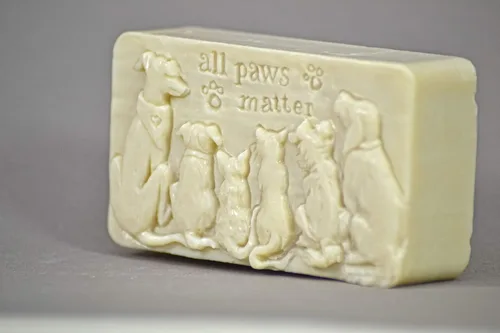 Vista 6 de All Paws Matter - Molde de silicona, jabón, cera de yeso, resina de arcilla de 5 onzas para perros y gatos