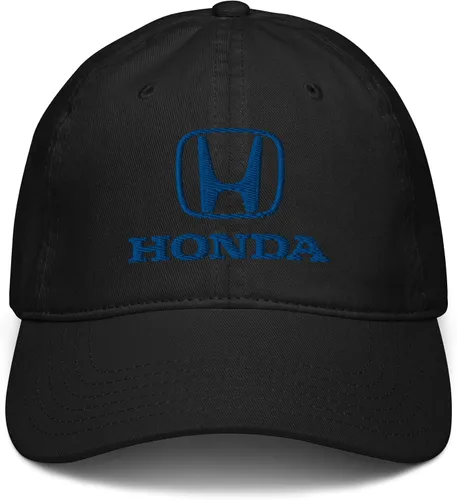 Vista 2 de Honda Gorra de béisbol ajustable con logotipo H azul