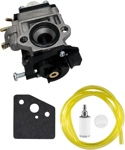 Vista 7 de Kit de carburador compatible con ventilador Ryobi Jet Fan RY25AXB 25cc soplador de gas - Sustituye 308054121, incluyendo junta y línea de combustible