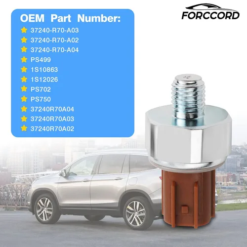 Vista 3 de Interruptor de sensor de presión de aceite compatible con Honda Accord Odyssey Pilot 08-17, Crosstour 2012, 2014, 2015, Honda Ridgeline 2017 2018