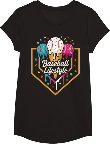 Vista 3 de Baseball Life Style Camiseta