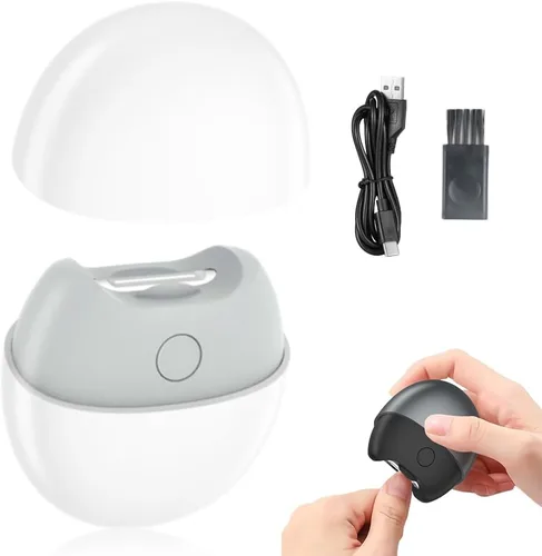 Vista 10 de Cortaúñas eléctrico, 2 en 1, recortador de uñas automático y amoladora con luz LED, cortaúñas eléctrico de 2 velocidades con colección de escombros