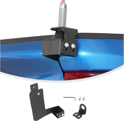 Vista 10 de Linskip Antena CB de Servicio Pesado Compatible con Montaje en Mástil de Puerta Trasera para Chevrolet Silverado y GMC-Sierra 1500 2014-2018