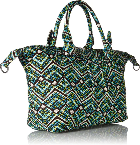 Vista 2 de Vera Bradley Cotton Hadley Satchel Purse