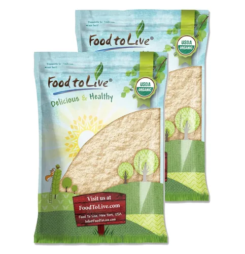 Vista 9 de Food to Live Harina orgánica de guisantes verdes, 5 libras, sin OMG, finamente molida, pura, cruda, cetogénica, nutritiva en polvo vegano a granel.
