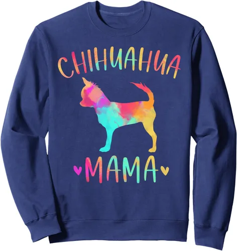 Vista 6 de Chihuahua Mama - Sudadera colorida con regalos de Chi-Chi para perro y mamá, Negro, S