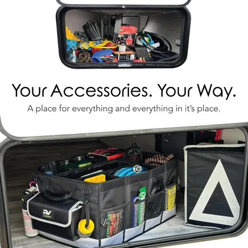 Vista 8 de Organizador de accesorios para autocaravana, plegable, impermeable y fuerte