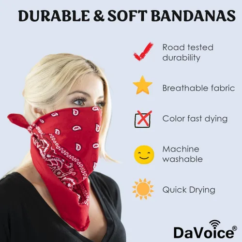 Vista 4 de Bandanas grandes para hombres y mujeres, bandana de vaquero de cachemira, pañuelos, pañuelos para el pelo para niños, paquete de 3