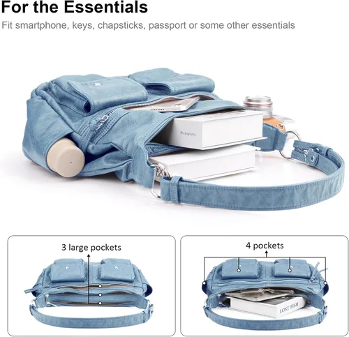 Vista 2 de Bolsos cruzados estilo hobo para mujer