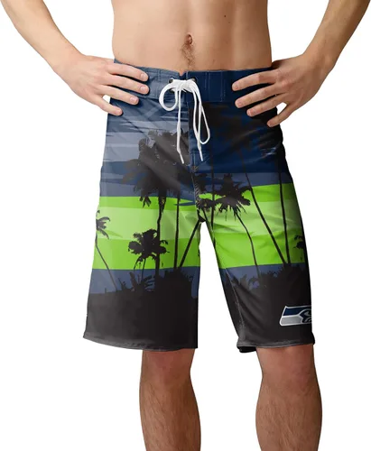 Vista 17 de FOCO Bañador con logotipo del equipo de la NFL para hombre Sunset