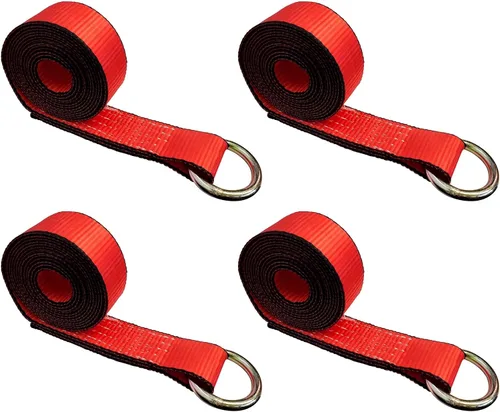 Vista 15 de Mega Cargo Control Correa de lazo de anillo en D de 2 pulgadas x 10 pies para elevación de ruedas, remolque, camión de remolque Correas