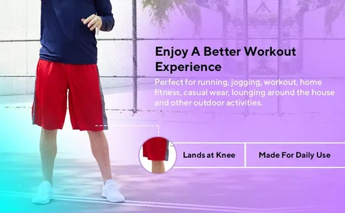 Vista 7 de Game Time - Paquete de 4 pantalones cortos de baloncesto para hombre, pantalones cortos de entrenamiento de secado rápido con bolsillos y cintura