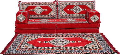 Vista 59 de arabicsofa Sofá de piso árabe Jalsa - Sofá tradicional hecho a mano para sala de estar
