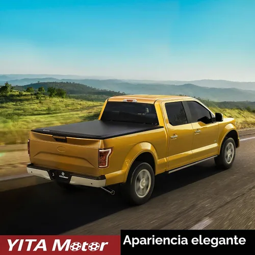 Vista 6 de YITAMOTOR - Funda suave enrollable para tonneau de camioneta de 5 pies, compatible con Nissan Frontier 2005-2025 (NO México), plataforma Fleetside