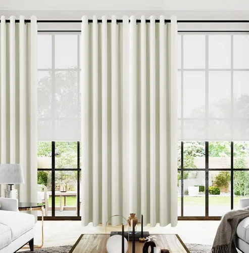 Vista 245 de KOUFALL Cortinas de Baño Aqua para Ventana, Juego de 2 Paneles Decoración Costera Cortinas Cortas Opacas para Ventana Pequeña de Cocina Puerta