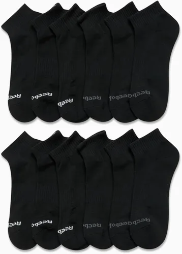Vista 2 de Reebok Calcetines deportivos para hombre con comodidad acolchada (paquete de 12)