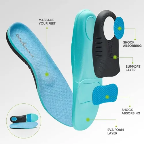 Vista 4 de OrthoComfoot Zapatos de fascitis plantar para hombre, zapatos de tendinitis de Aquiles para hombre, tenis de moda con soporte de arco con diseño