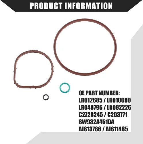 Vista 7 de Kit de sellado de bomba de vacío de 5.0 L para Land Rover Discovery 2017-2020/3.0L juntas de bomba de vacío para Jaguar F-Pace 2017-2020
