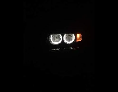 Vista 4 de 7000k Anillos de halo ojos de ángel blancos CCFL para BMW E36 E38 E39 E46 con proyector pre-facelift sin errores