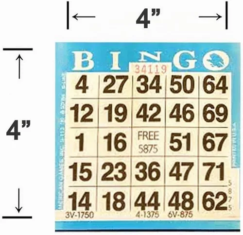 Vista 2 de Tarjetas de juego de papel de bingo - 1 tarjeta - 10 hojas - 100 libros de 10 hojas