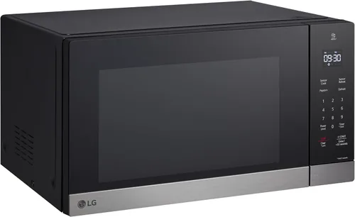 Vista 3 de LG NeoChef 1,5 pies cúbicos 1100-vatios Microondas de sobremesa en acero inoxidable con Smart Inverter MSER1590S