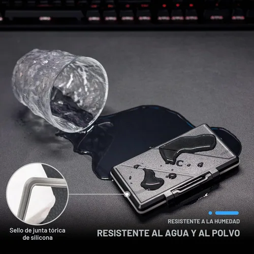 Vista 4 de Soporte para tarjeta CF, resistente al agua, resistente al agua, para tarjetas flash compactas para Canon 400D 350D 50D 40D 30D 7D Mark II 7D 5DS R