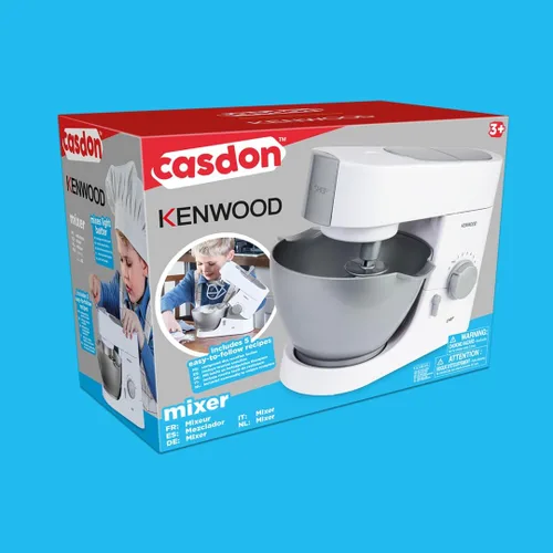 Vista 7 de Casdon Kenwood Mixer Mezclador de alimentos de juguete para niños mayores de 3 años Perfecto para panaderos en ciernes que disfrutan de mezclar