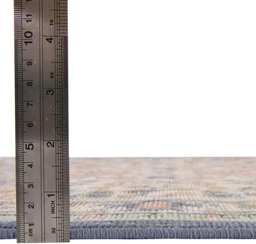 Vista 5 de Unique Loom Whitney Collection - Alfombra de área Milano (2 pies x 6 pies 1 pulgada, multiazul)