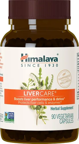 Vista 9 de Himalaya LiverCare, Suplemento de apoyo hepático a base de hierbas que promueve la eliminación de residuos, limpieza del hígado desintoxicación