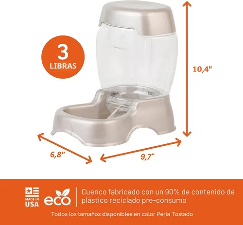 Vista 3 de Alimentador de mascota Petmate, 3 libras