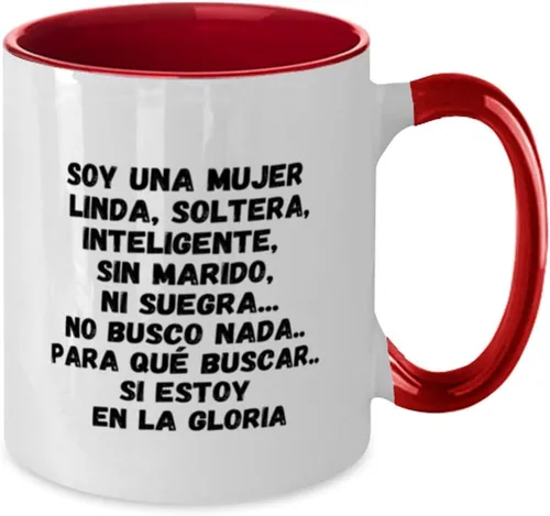 Vista 2 de Taza personalizada para mujer regalo para Navidad, taza de café las siete hermanas