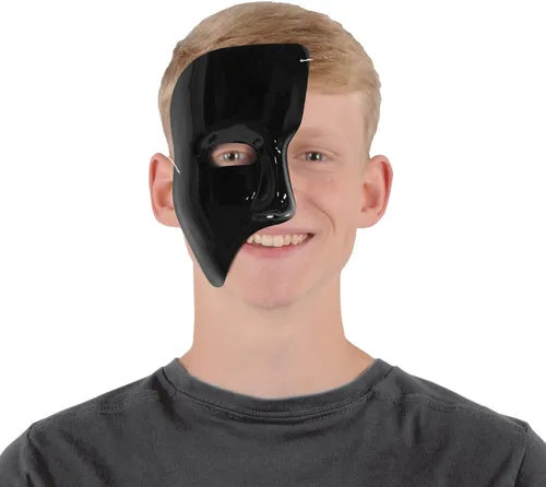 Vista 6 de Beistle 60820-BK Phantom Masks (24 unidades), color negro