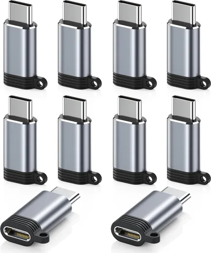 Vista 14 de Paquete de 4 adaptadores Lightning a USB C para iPhone 15/16 Pro Max/Plus, Samsung S24, iPad Air, carga rápida y transferencia de datos, cable