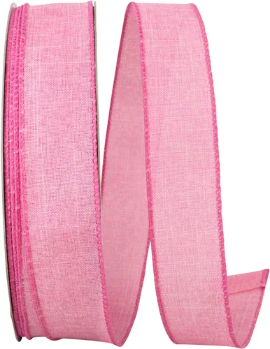 Vista 25 de Cinta Reliant Ribbon 92573W-031-09K para borde con alambre Everyday Linen Value, 1-1/2 pulgadas x 50 yardas, color negro