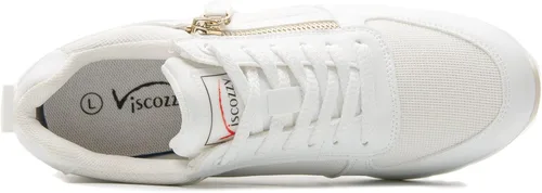 Vista 3 de Viscozzy Zapatillas de tacón alto con cuña para mujer