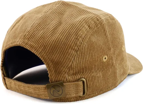 Vista 3 de Trendy Apparel Shop Gorra de béisbol de pana de algodón sin estructurar de 5 paneles