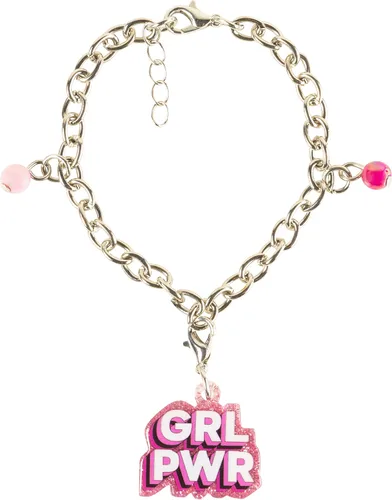 Vista 3 de Luv Her Juego de caja con dije para niñas con 1 pulsera y 5 dijes intercambiables, a partir de 3 años
