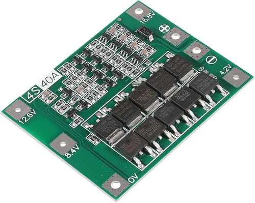 Vista 6 de 6 unids mejorado 4S 40A 16.8V 18650 batería de litio placa de protección PCB BMS cargador protección circuito equilibrio módulo de carga