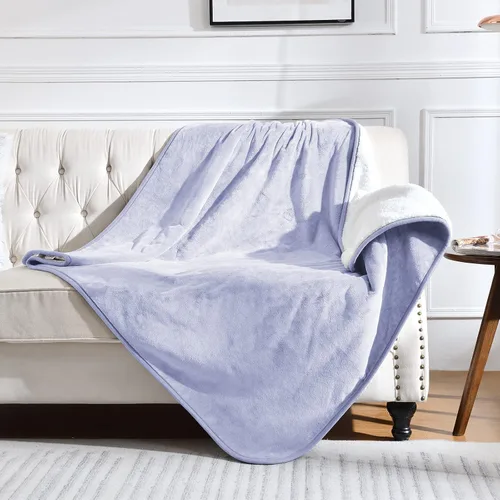 Vista 9 de Manta impermeable para cama, sofá, manta líquida suave a prueba de orina para perro, cachorro, gato, protector reversible de vellón Sherpa