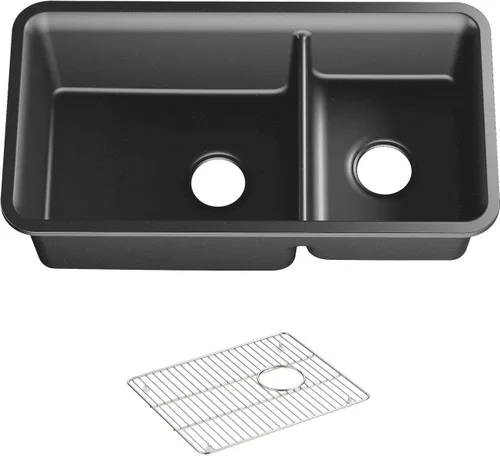 Vista 69 de Kohler K-8223-CM5 Cairn - Grifos para fregadero de cocina, color beige mate