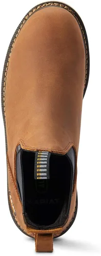 Vista 4 de ARIAT Botas de trabajo Chelsea con cuña de refuerzo impermeable para mujer