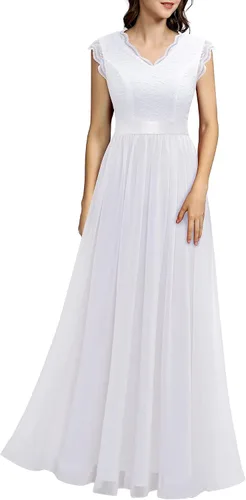 Vista 46 de Dressystar - Vestido de dama de honor, sin mangas, con cuello en V, para fiesta de boda