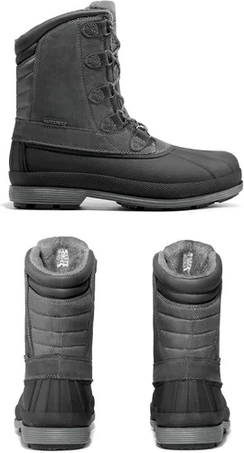 Vista 7 de NORTIV 8 Botas de nieve impermeables aisladas para hombre