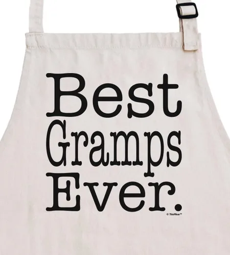 Vista 2 de Best Grandpa Papa Gramps Pop-Pop o Poppy Ever - Delantal ajustable con pechera de dos bolsillos