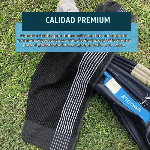 Vista 7 de Toalla de Golf Caddy - Toalla de Caddie Extra-Grande de 22" X 44" Utilizada por Profesionales del Tour, Algodón Suave Premium, Absorción Superior