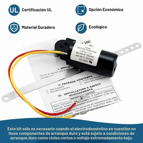 Vista 5 de AMI PARTS 8333A9021 - Kit de arranque duro para aire acondicionado