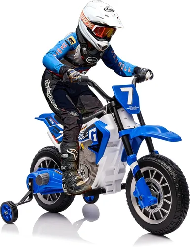 Vista 12 de Motocicleta para niños, motocicleta de paseo con batería 12V7A Verde