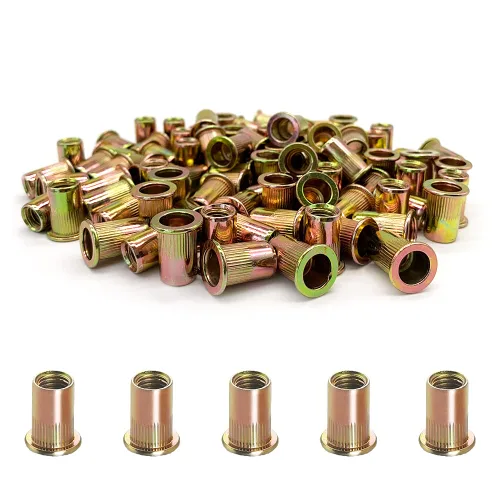 Vista 8 de Kit surtido de tuercas de remache de acero inoxidable de 50 piezas, tuercas de remache de acero inoxidable 1/4"-20