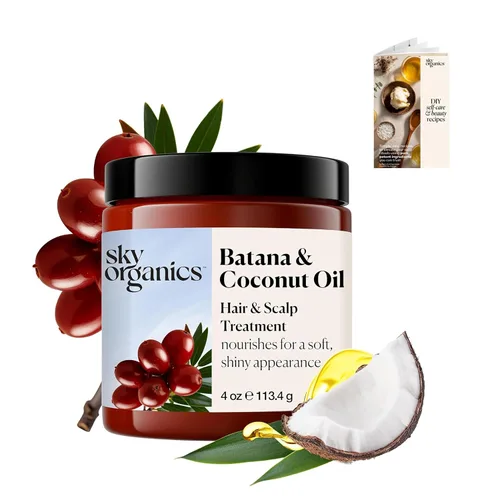 Vista 2 de Sky Organics Batana & Aceite de Coco Orgánico 4 fl oz, Tratamiento